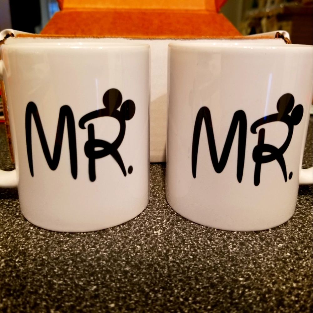Mr. and Mr. Disney Mugs